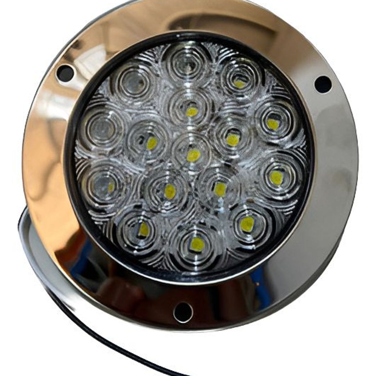 GENERICO - FOCO LED BLANCO 4 PULGADAS APERNABLE BIVOLTAJE RAMPLA REMOLQUE