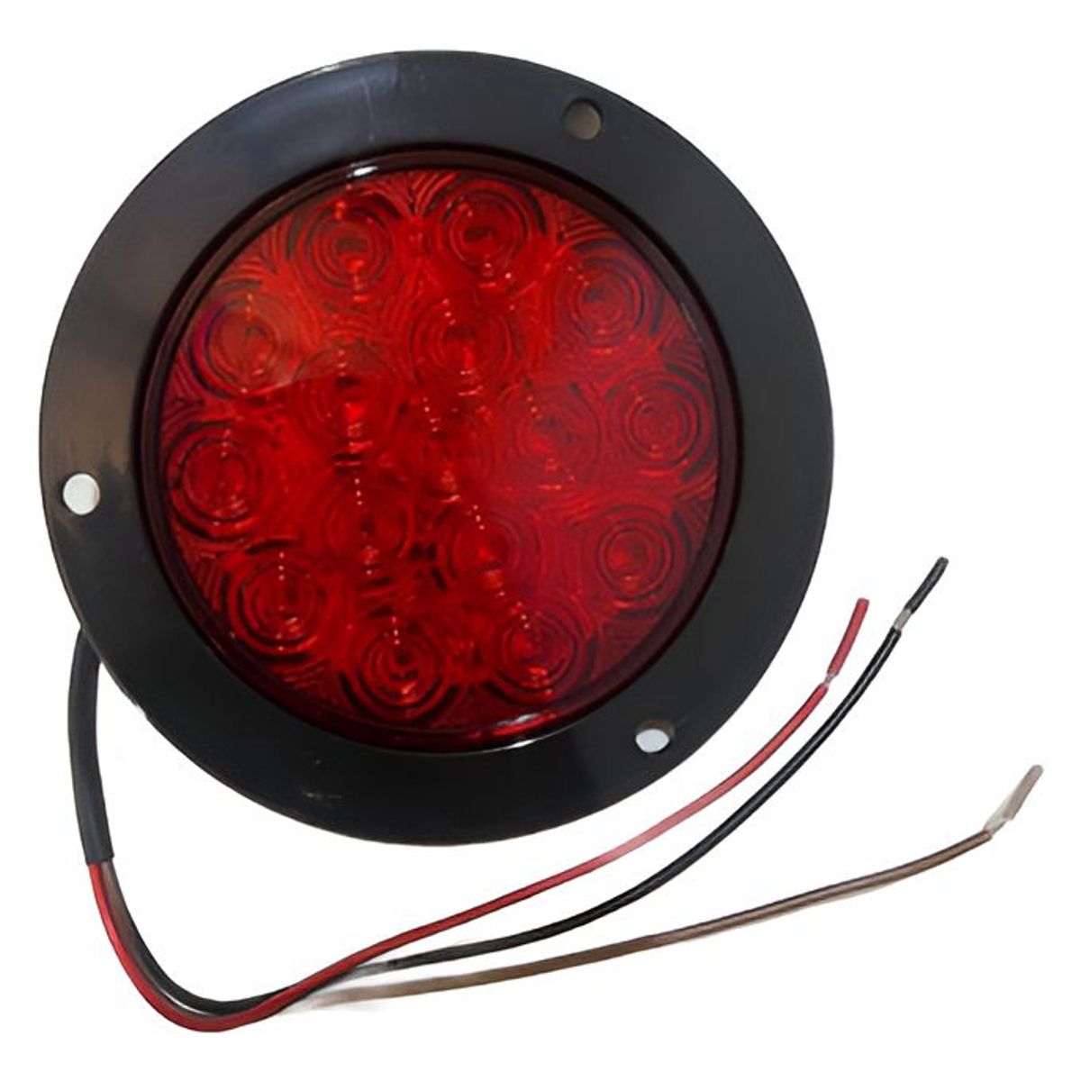 GENERICO - FOCO LED AMARILLO 4 PULGADAS APERNABLE BIVOLTAJE RAMPLA REMOLQUE