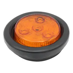 GENERICO - FOCO LED 2,5 PULGADAS AMARILLO 3 LED BIVOLTAJE RAMPLA REMOLQUE