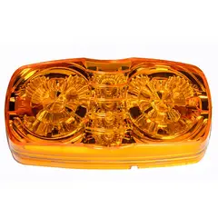 GENERICO - FOCO LED AMARILLO LATERAL RECTANGULAR BIVOLT RAMPLA REMOLQUE