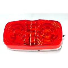 GENERICO - FOCO LED ROJO LATERAL RECTANGULAR BIVOLT RAMPLA REMOLQUE