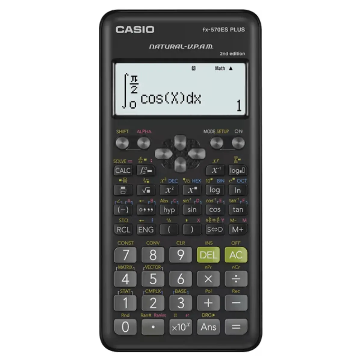 CASIO - CALCULADORA CASIO FX-570ESPLUS2-BK NEGRO