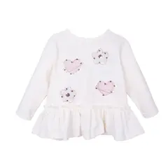 PILLIN - Polera  Blanco Niña PVD624-26CRU