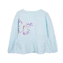 PILLIN - Polera Azul Niña PVD601-26AQU