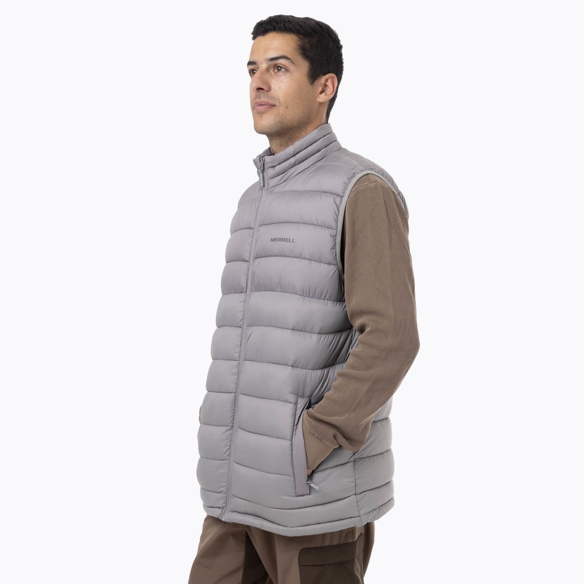 MERRELL - Parka Sin Mangas Hombre Hazeis Gris MERRELL