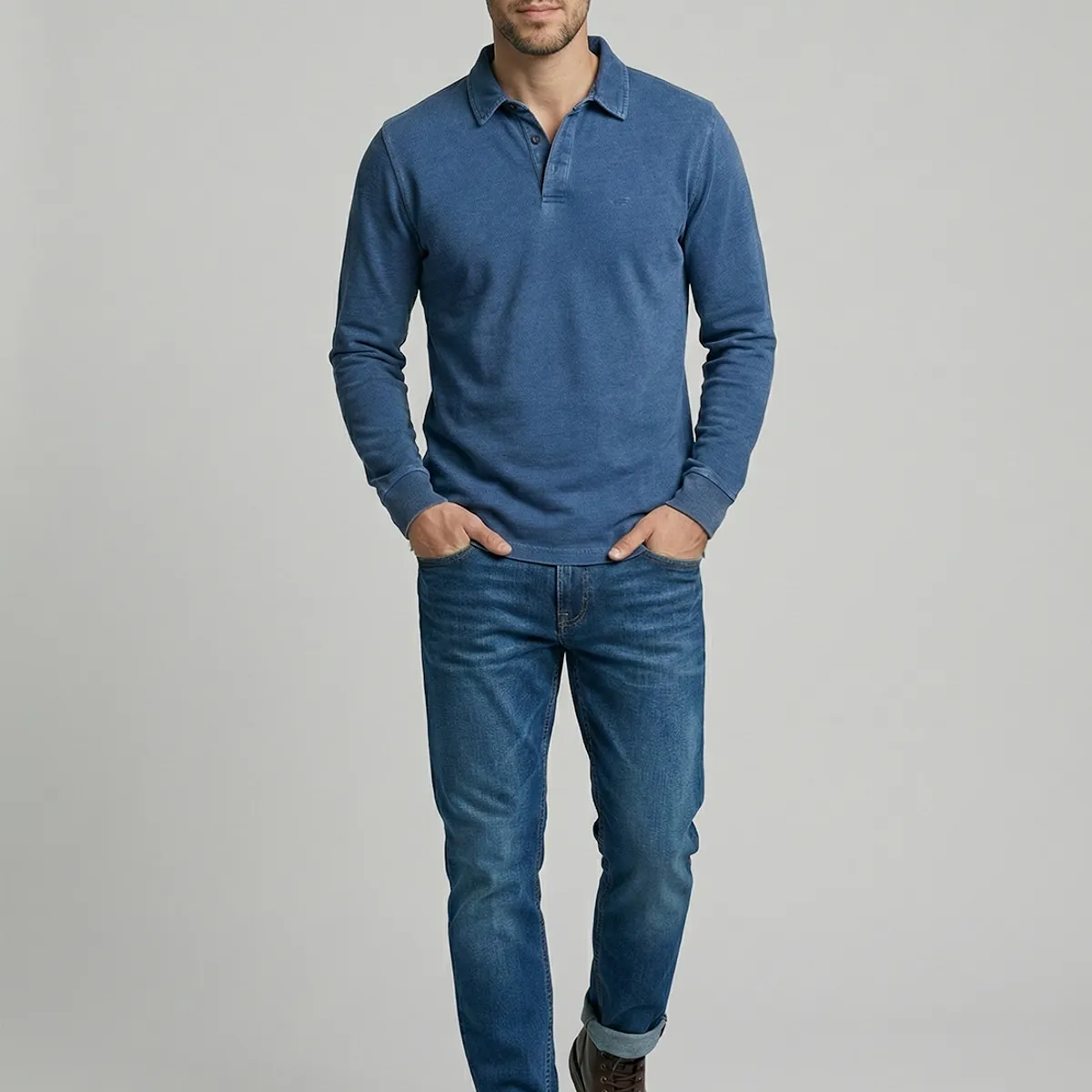 FEROUCH - Polera Colorado Indigo Ferouch