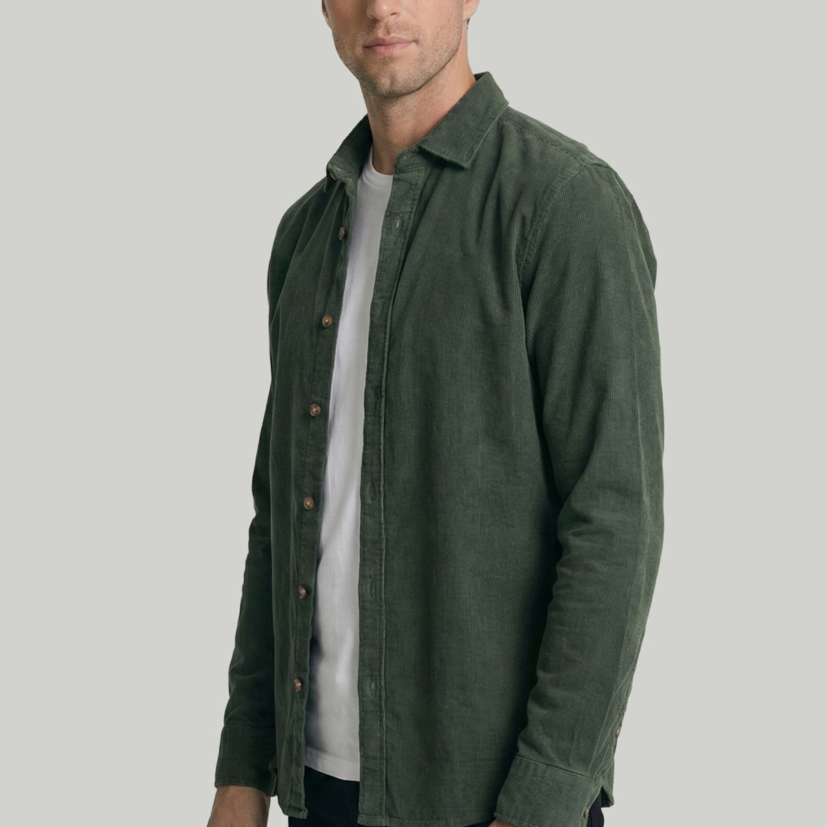NEW MAN - Camisa Lille Green New Man