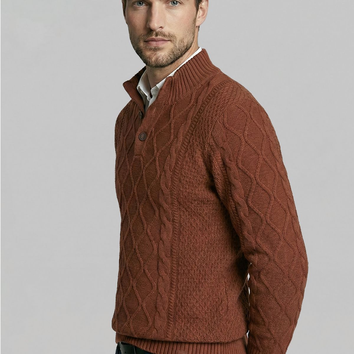 FEROUCH - Sweater Cincinnati Camel Ferouch