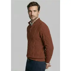 FEROUCH - Sweater Cincinnati Camel