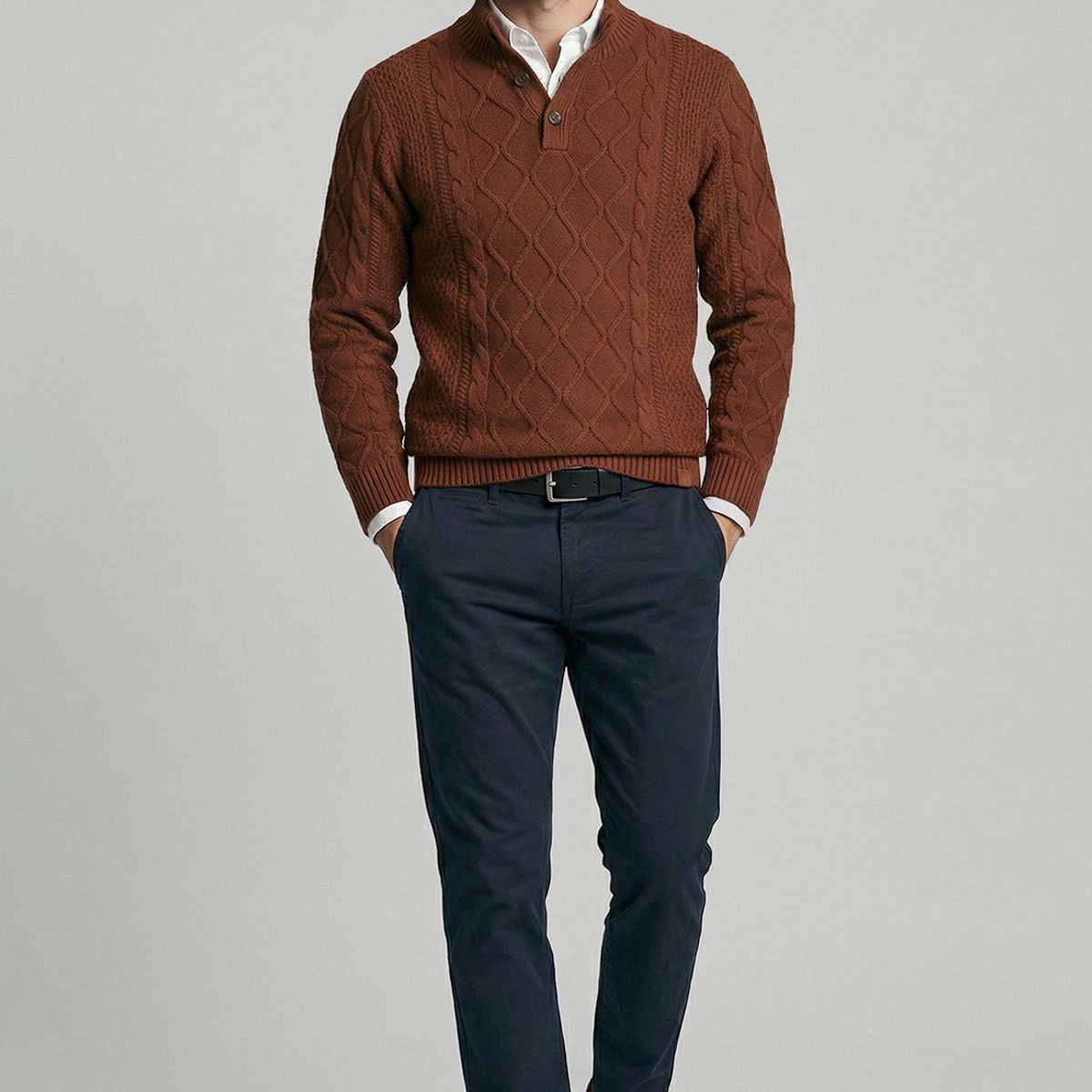 FEROUCH - Sweater Cincinnati Camel Ferouch