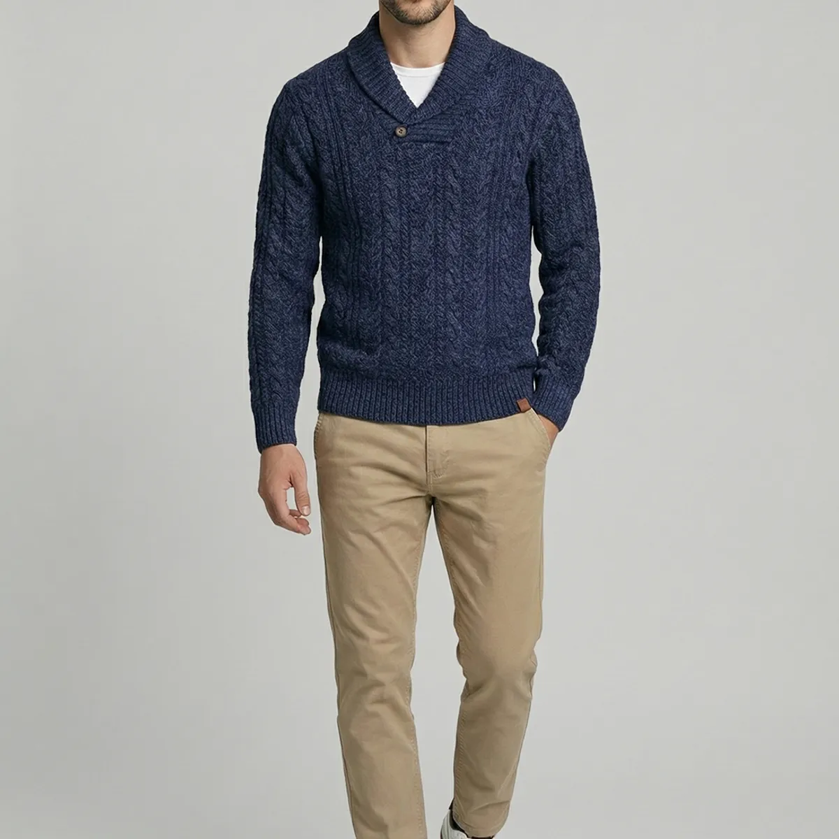 FEROUCH - Sweater Colorado Navy Ferouch