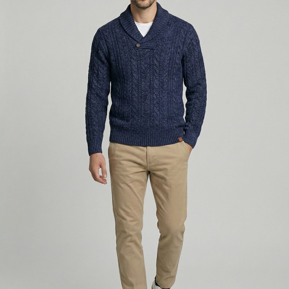 FEROUCH - Sweater Colorado Navy Ferouch