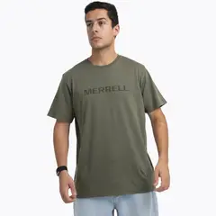 MERRELL - Polera Manga Corta Hombre Logo Tee Verde