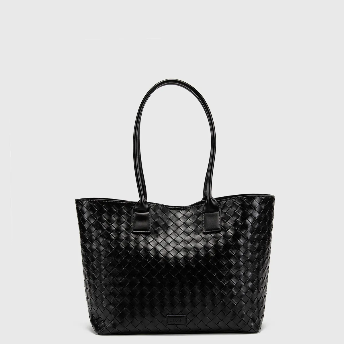 BLACK - Cartera Tote Braids Black Black Bubba