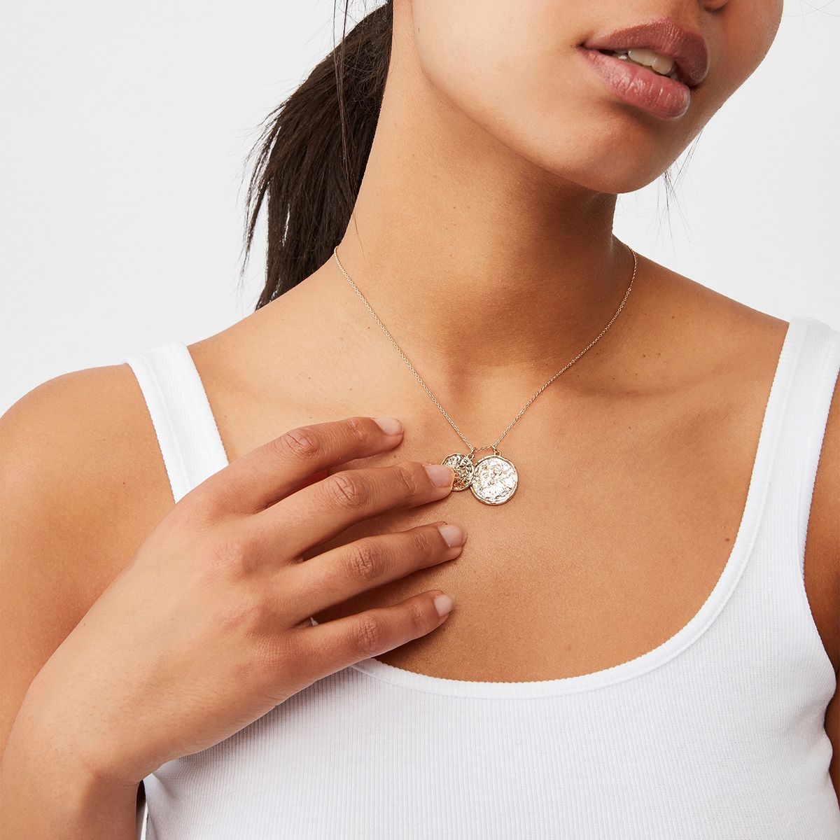 RUBI - Collar Mujer Dorado Rubi