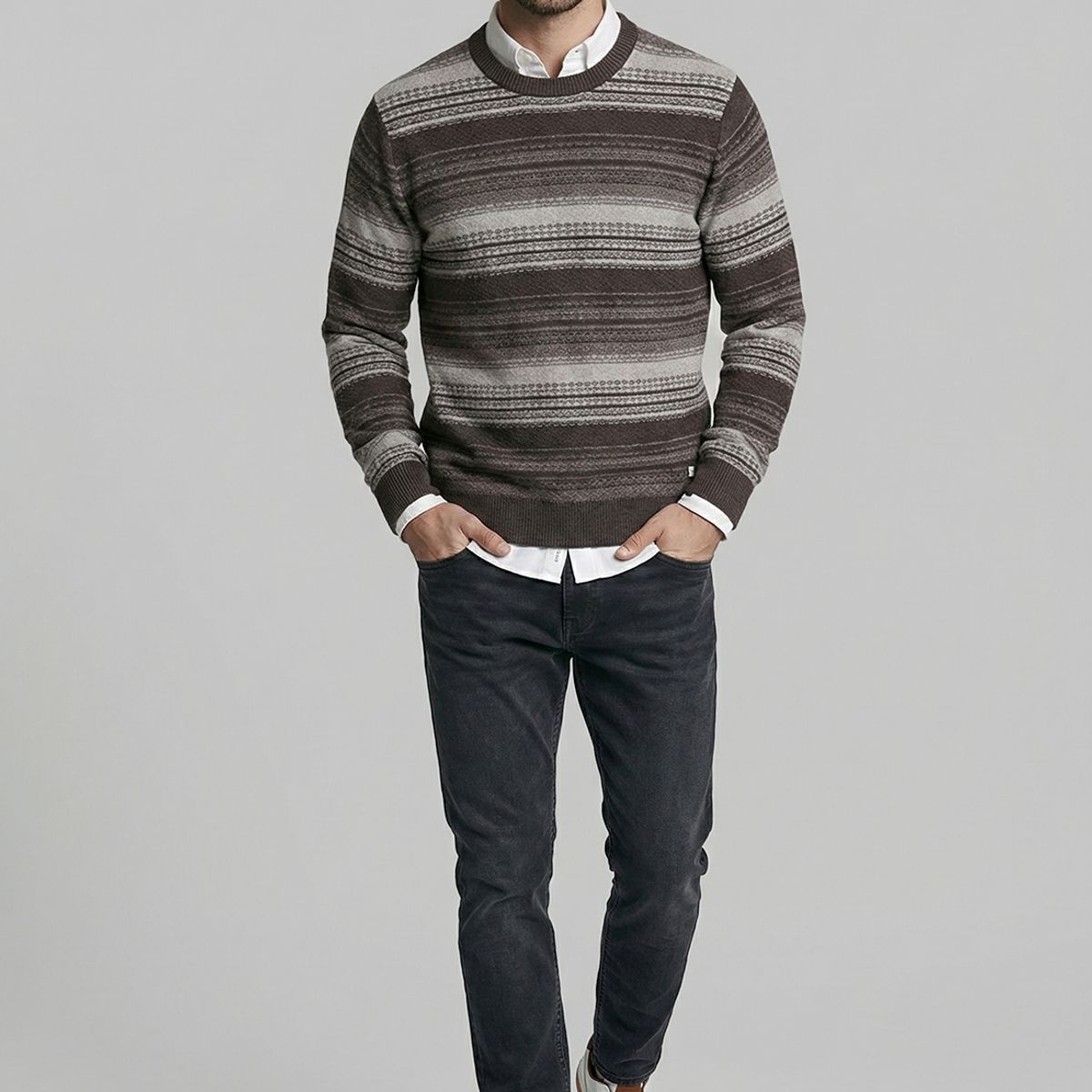 FEROUCH - Sweater Cleveland Dk Grey Ferouch