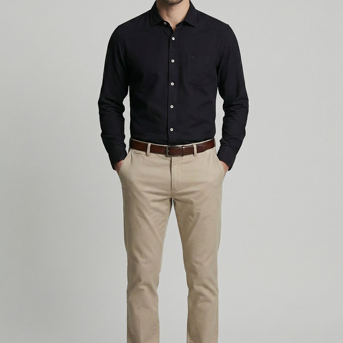 FEROUCH - Camisa Connecticut Black Ferouch