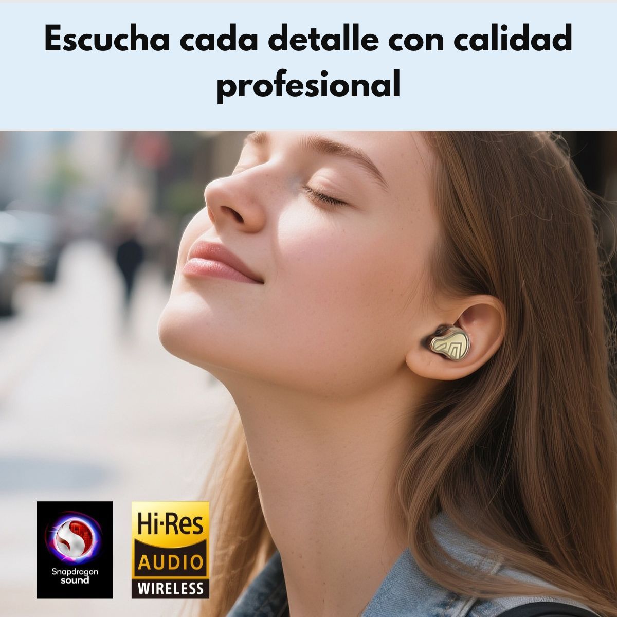 SOUNDPEATS - Audífonos Bluetooth Hi Res TWS ANC SoundPEATS H3