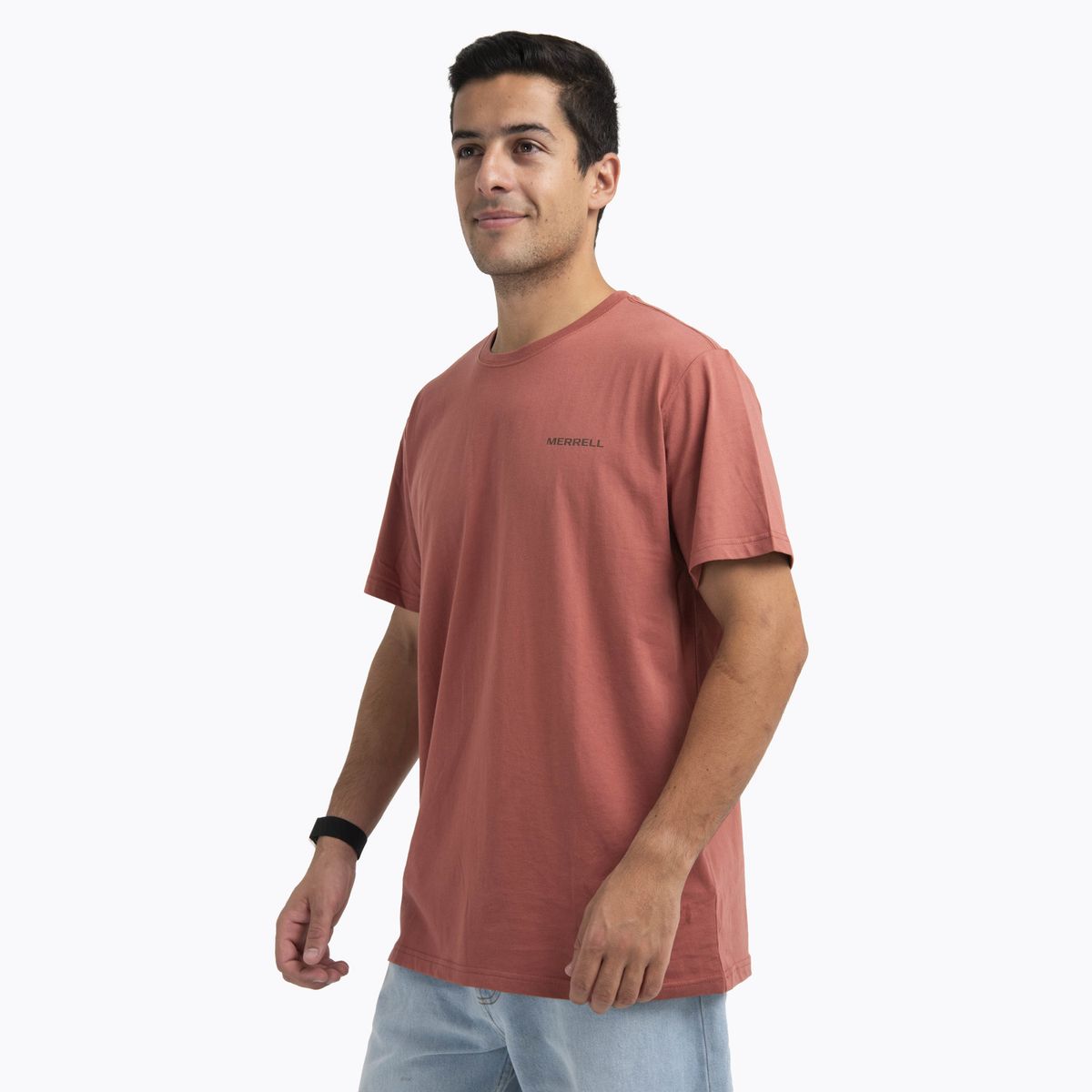 MERRELL - Polera Manga Corta Hombre Sapais Rojo MERRELL