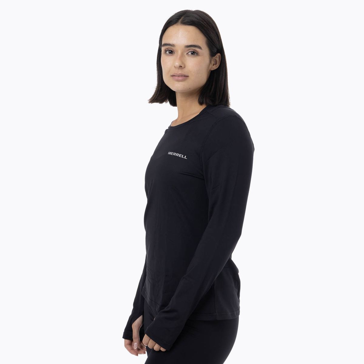 MERRELL - Primera Capa Superior Mujer First Layer Negro MERRELL