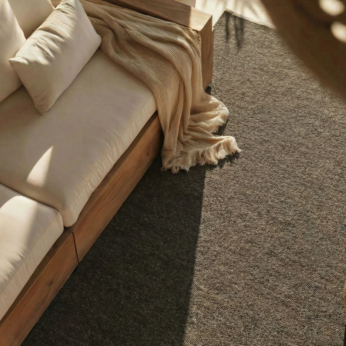 ELEMENTS & CO - Alfombra Lana Coffee 220x290 cm