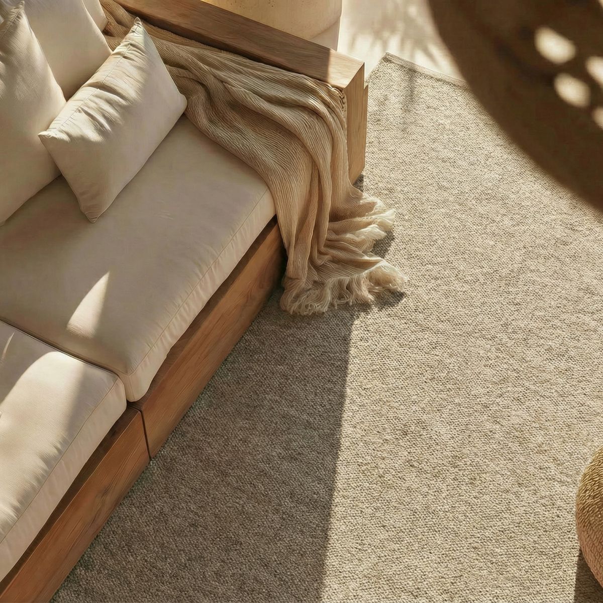 ELEMENTS & CO - Alfombra Lana Beige 220x290 cm