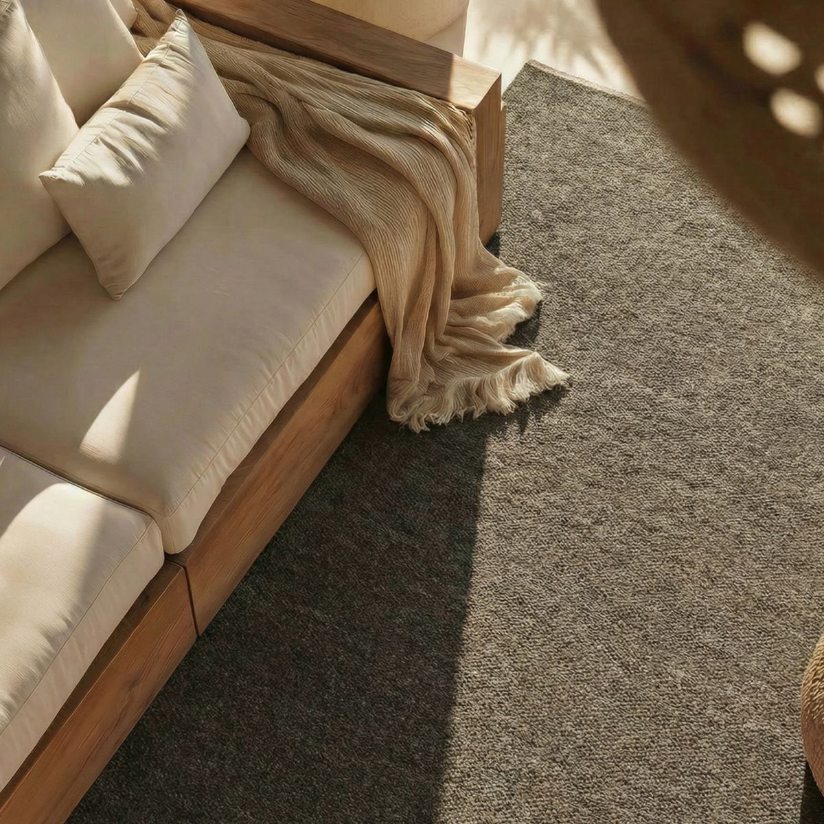 ELEMENTS & CO - Alfombra Lana Gris 240x340 cm