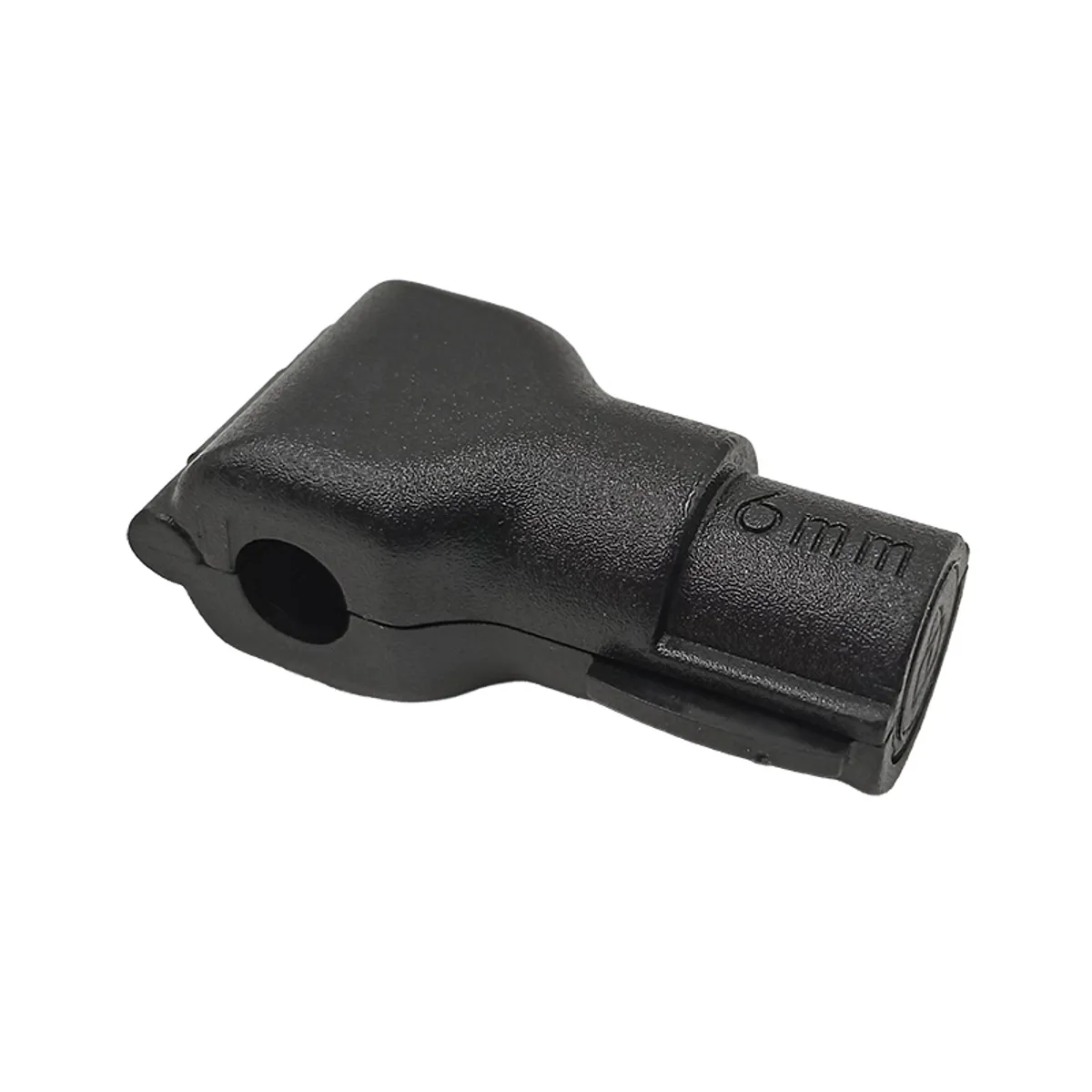 STOREFIX - PACK DE 50 SEGUROS PARA GANCHO DE EXHIBICION - TOPE DE SEGURIDAD 6 MM NEGRO