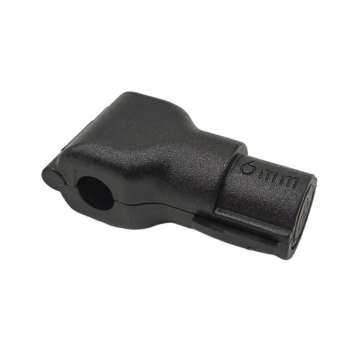 STOREFIX - PACK DE 50 SEGUROS PARA GANCHO DE EXHIBICION - TOPE DE SEGURIDAD 6 MM NEGRO
