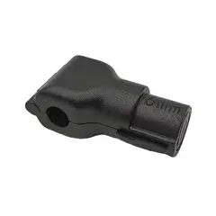 STOREFIX - PACK DE 50 SEGUROS PARA GANCHO DE EXHIBICION - TOPE DE SEGURIDAD 6 MM NEGRO