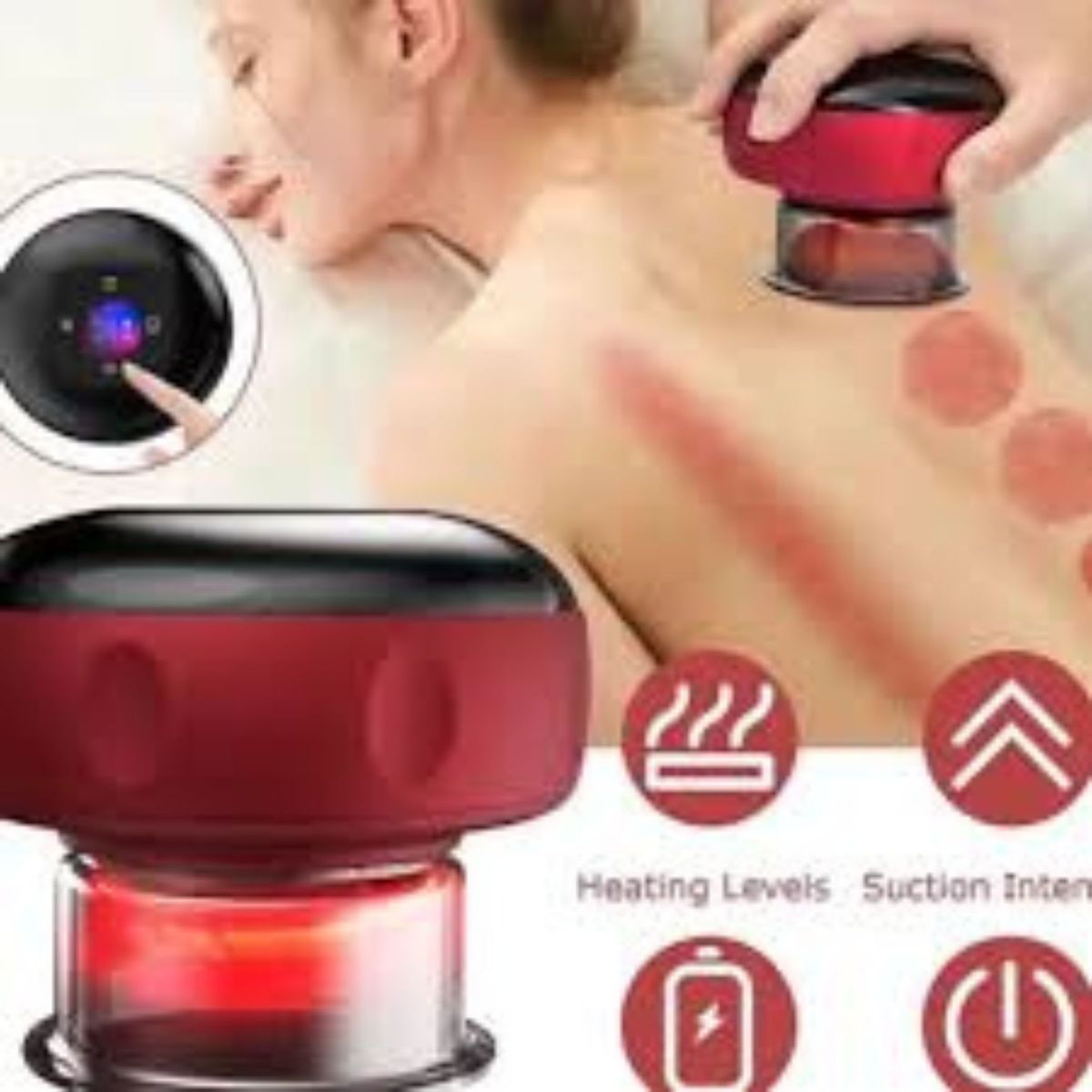 MOVI - VENTOSA , ALIVIO DOLORES, ANTICELULITIS, CON MASAJE Y VIBRACION