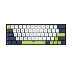 FANTECH - Teclado Gamer Mecánico Mk874V2 Atom63 Mori White Switch Red