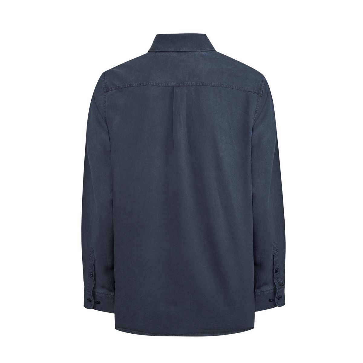ROCKFORD - Camisa Tencel Hombre Tencel Azul ROCKFORD