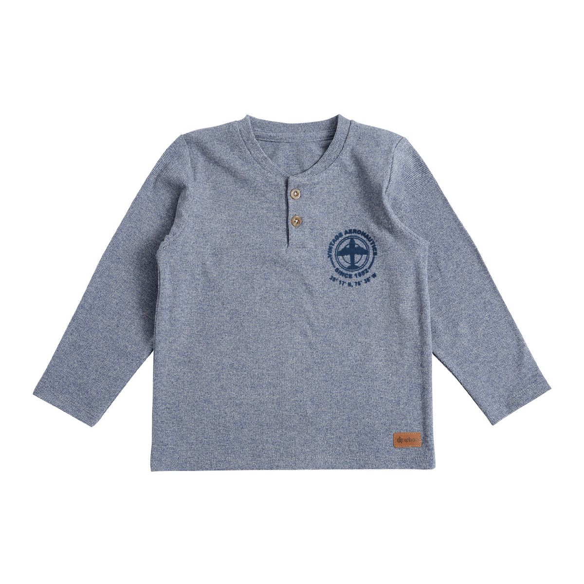 EXCEPTION - Polera Manga Larga Afranelada Bebé Niño Exception