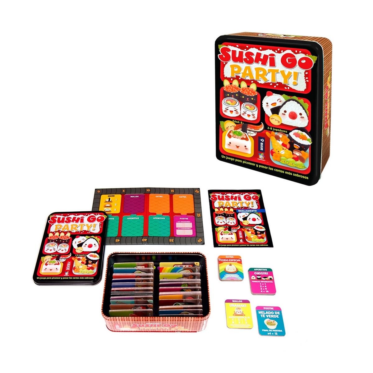 ANSALDO - Juego De Mesa Sushi Go Party
