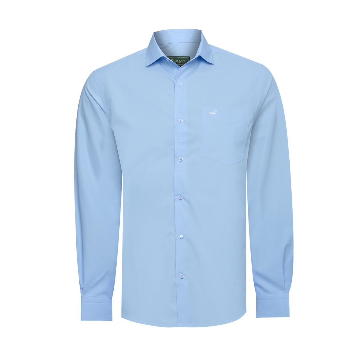 ROCKFORD - Camisa Algodón Hombre Easysolid Azul ROCKFORD