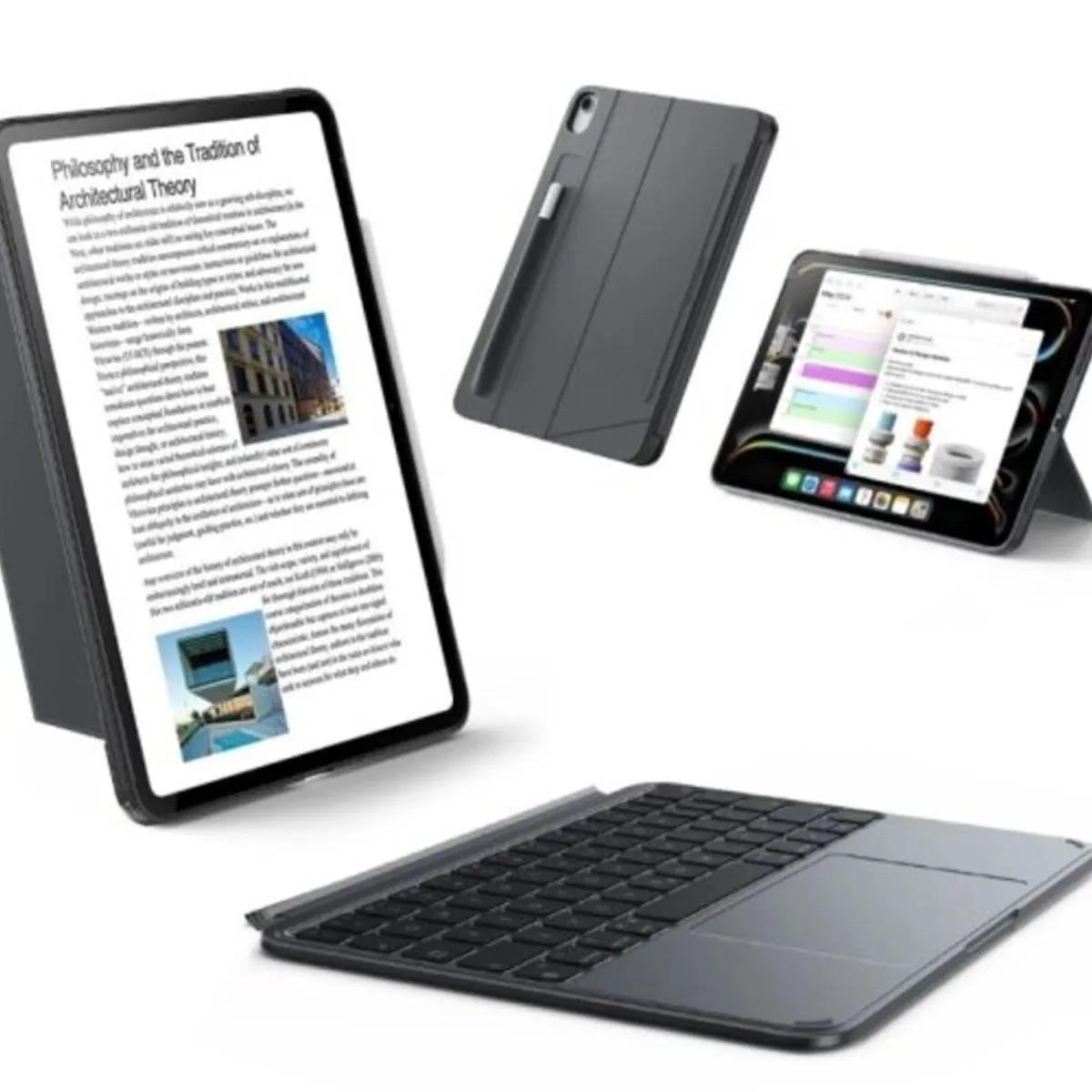 ESR - Funda Con Teclado ESR Shift Para iPad Air 11 (M3/M2) Air 10.9 (4/5ta Gen) Shift