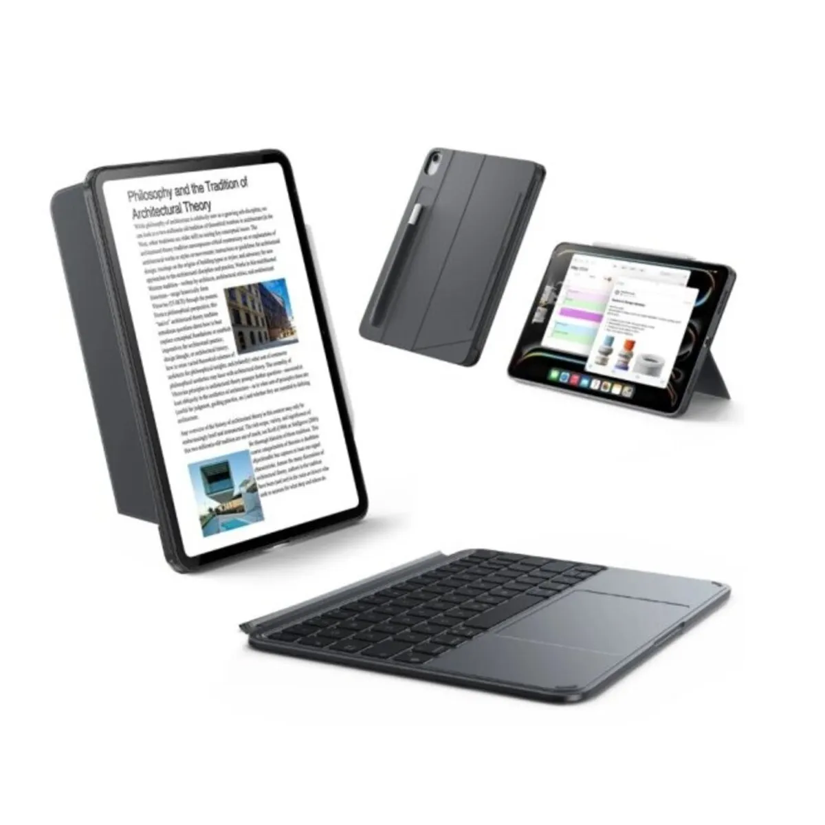 ESR - Funda Con Teclado ESR Shift Para iPad Air 11 (M3/M2) Air 10.9 (4/5ta Gen) Shift