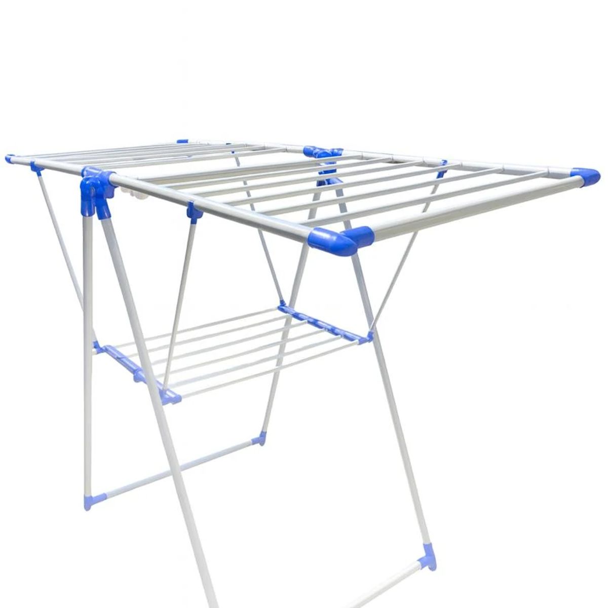 GENERICO - Tendedero De Ropa De Pie Blanco 1.47m X 54cm Blanco