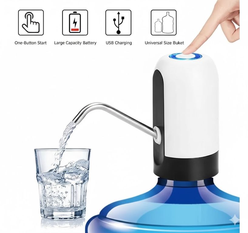 GENERICO Dispensador de Agua Electronico para Botellon de Agua