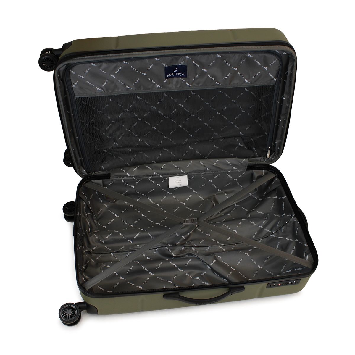 NAUTICA - Maleta grande Amsterdam L 23kg verde Nautica