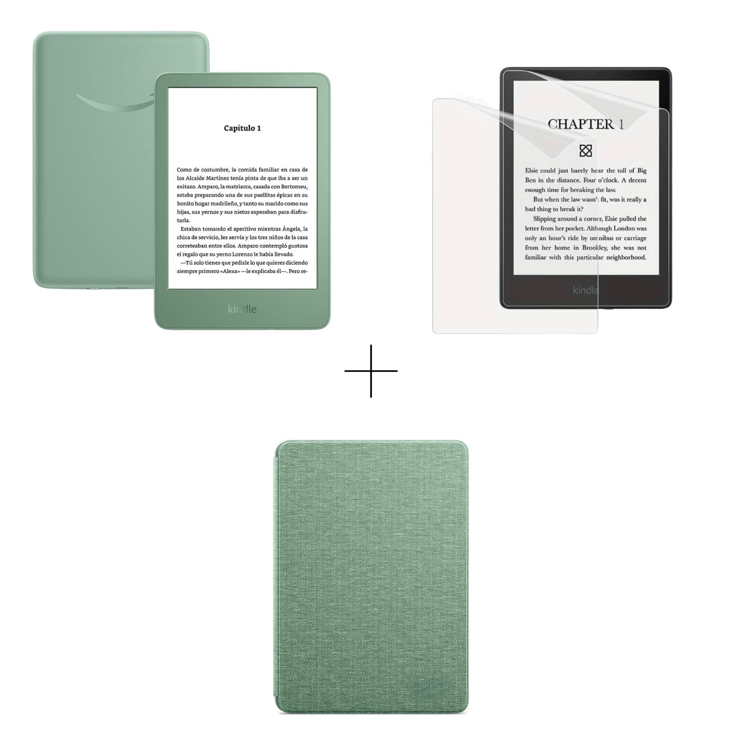AMAZON Nuevo Kindle Matcha 2024 16gb 11va Gen 6.0 PuLG + Funda +