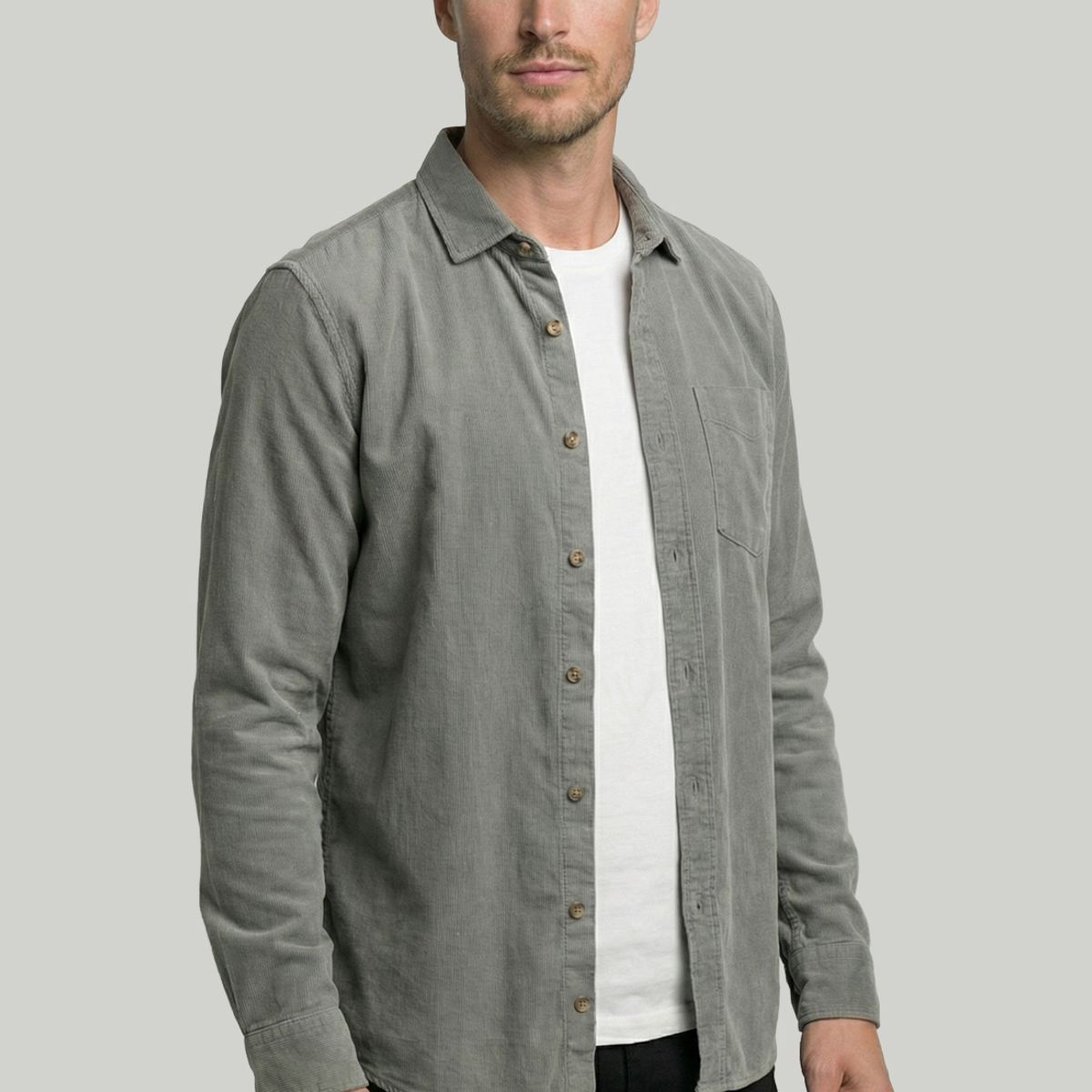 NEW MAN - Camisa Lille Sage New Man