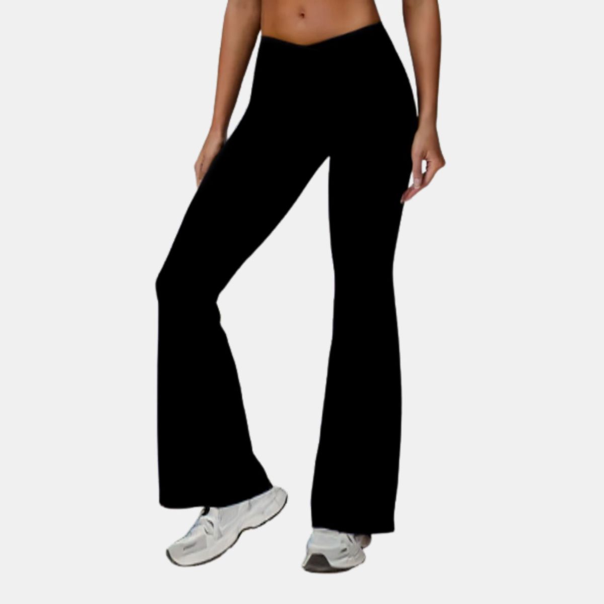 LIKE SHOP - Calza Larga Deportiva Tiro Extra Alto Gym Lycra Fitness Colores 7034
