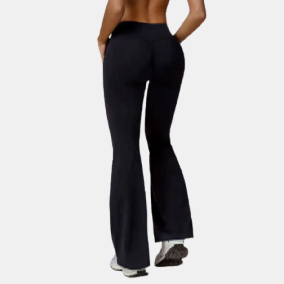 LIKE SHOP - Calza Larga Deportiva Tiro Extra Alto Gym Lycra Fitness Colores 7034