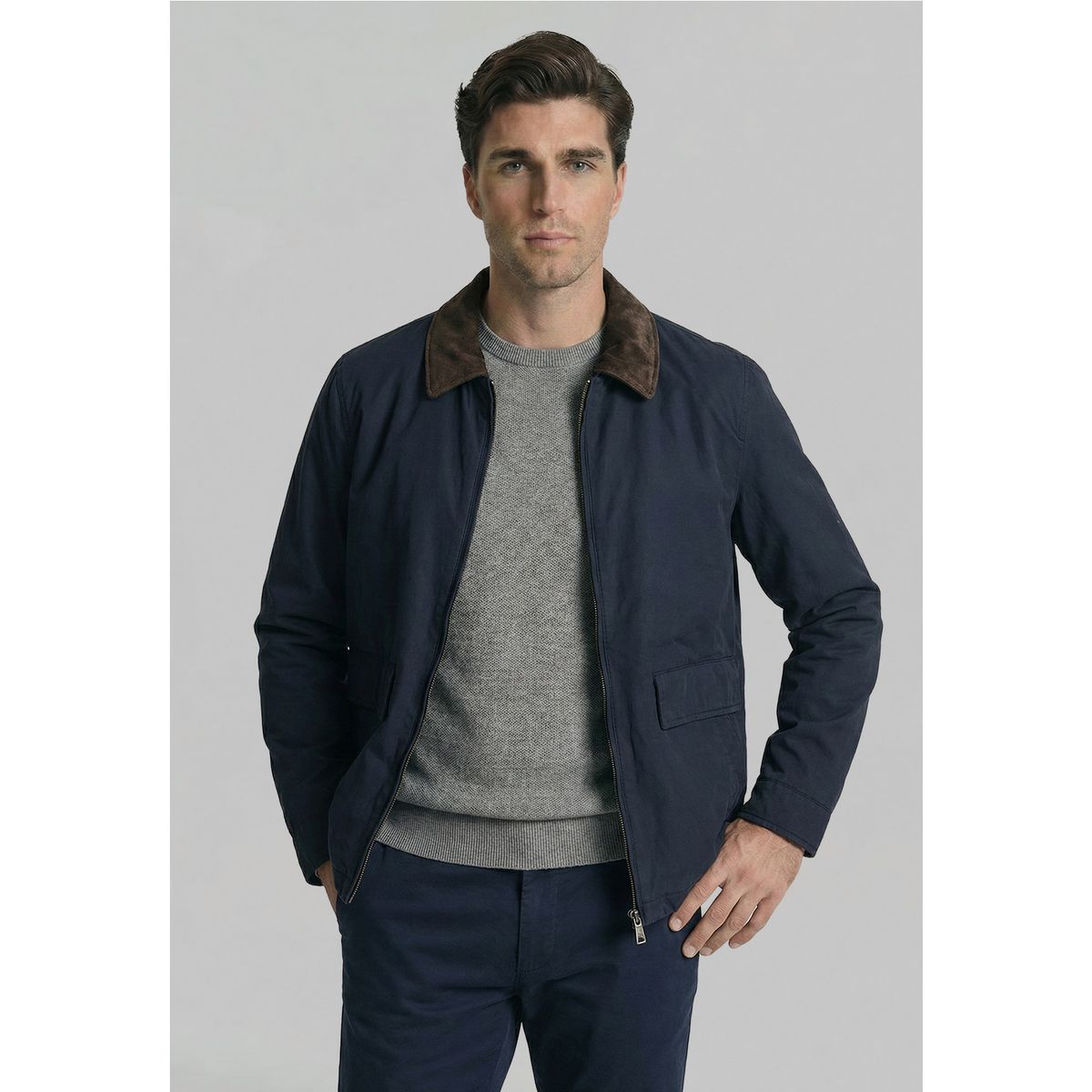 NEW MAN - Chaqueta Amsterdam Navy New Man