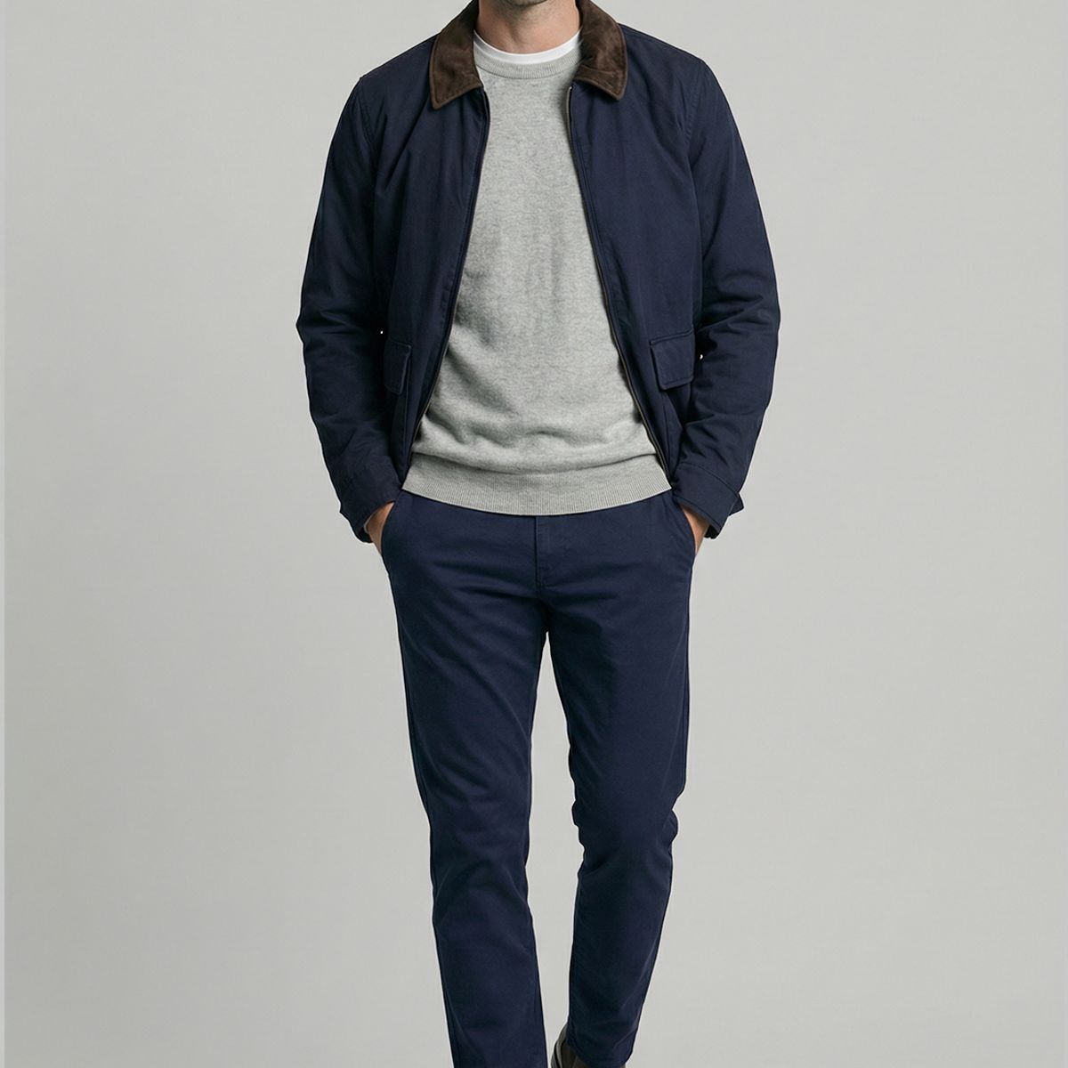 NEW MAN - Chaqueta Amsterdam Navy New Man