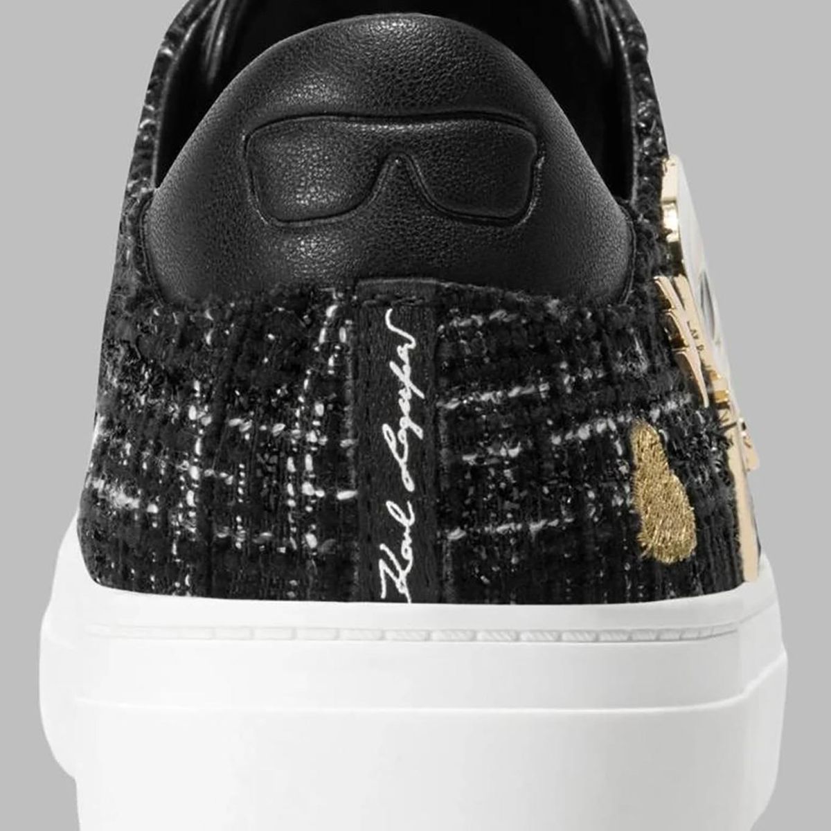 KARL LAGERFELD - Zapatillas con estampado y pines distintivos de Karl & Choupette