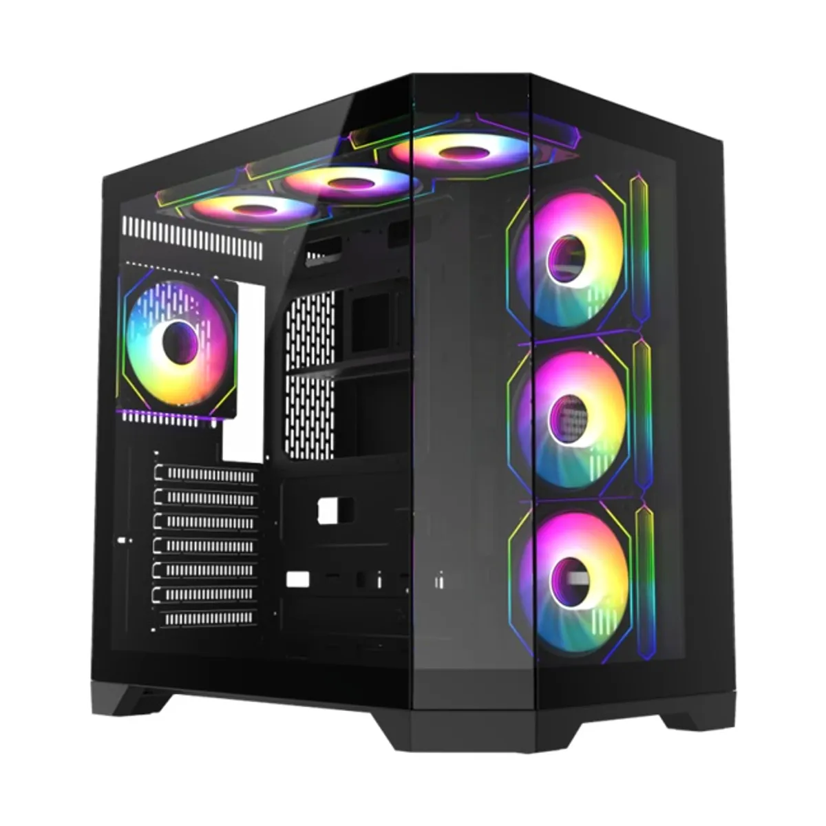 GAMEMAX - Gabinete - GameMax HYPE-A - ATX Incluye 4 FAN