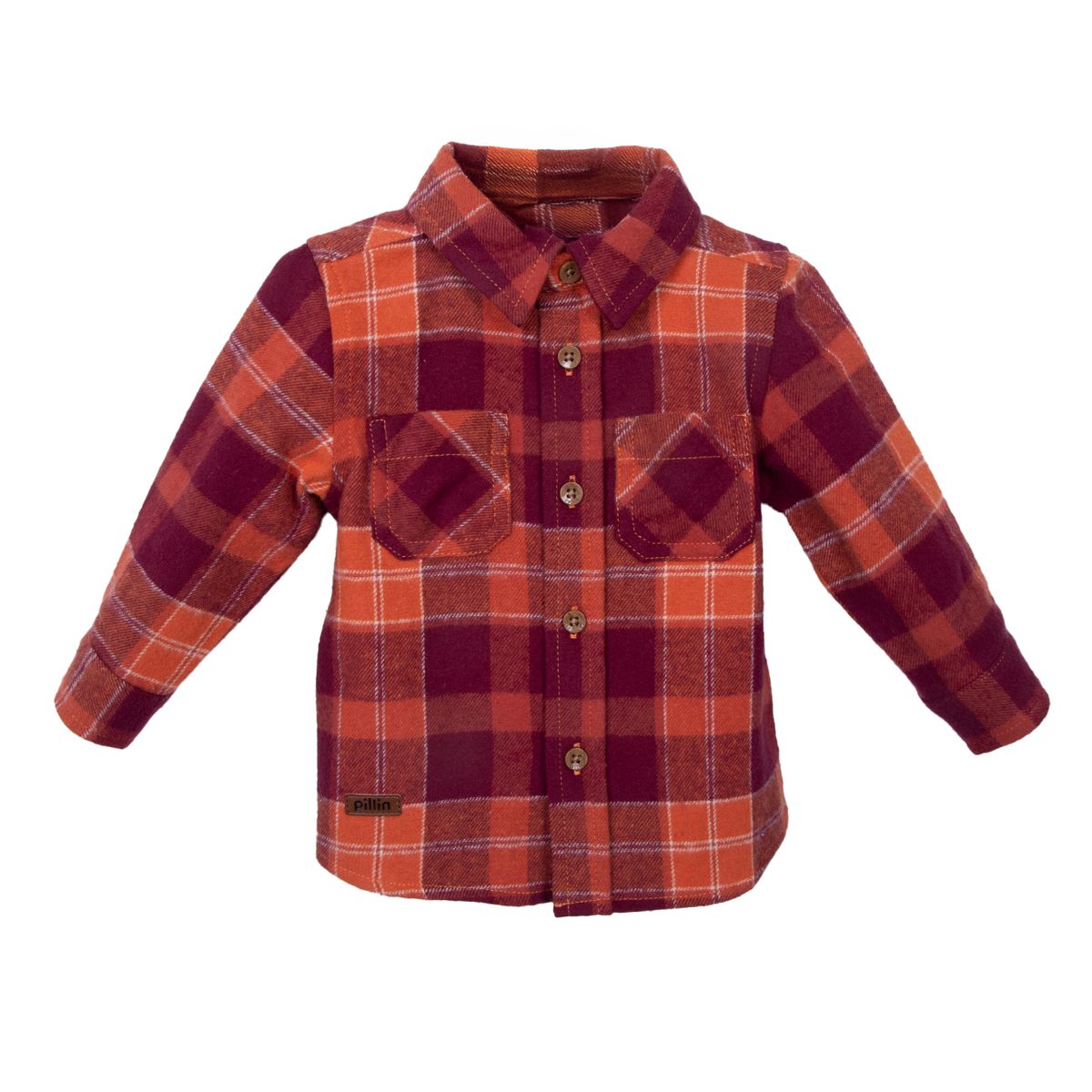 PILLIN - Camisa   Pillin Naranja Niño PVD810-26NAR
